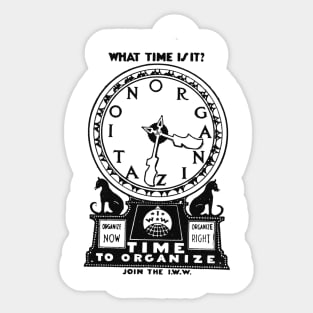 Empowerment in Every Stitch: What Time is It? Time to Organize Sticker